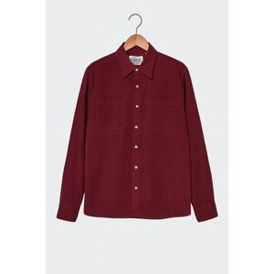 Vintage BackpackeR Mens Corduroy Western Shirt Size Large Burgundy Fall